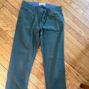 Penguin khakhi straight-leg casual slacks